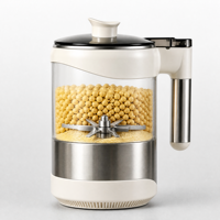 Moulin à Grains Électrique en Acier Inoxydable, Capacité 240g, 200W, pour Épices Sèches et Grains, Usage Domestique, Facile à Utiliser