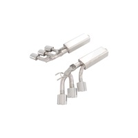 Sección de Escape Trasera de Acero Inoxidable con Seis Salidas y Válvula de Equipo Original para Mercedes-Benz W464 G63 4.0T (1.5mm de Espesor)