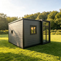 Casa Contenedor Expandible de Una Sola Ala de Montaje Rápido, Cabina Móvil Modular Moderna para Resort, Hotel o Tienda