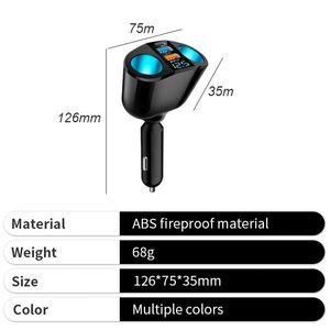 อะแดปเตอร์ชาร์จในรถยนต์แบบกำหนดเอง ช่องเสียบคู่ USB หมุนได้ สำหรับองค์กร - Product Image 3