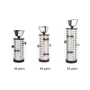 Kính cửa hàng bán lẻ điện thoại di động Kính mát phụ kiện spinner Đồ chơi công cụ đồ trang sức bằng gỗ xoay hiển thị đứng - Product Image 1