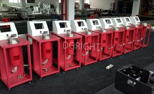 ISO 9237 Semi Auto Tecido Air Permeabilidade Tester Display Digital Textile Breatability Testing Machine - Product Image 6