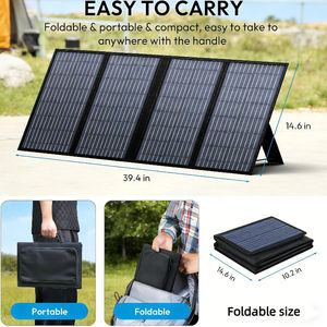 Panel Solar Portátil Plegable Alecter de 60W, Cargador USB 5V, Silicio Monocristalino, 20% de Eficiencia, para Campismo al Aire Libre, Gran Venta - Product Image 3