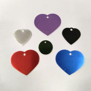 Personnalisé Votre Logo En Acier Inoxydable Gravé En Métal Blanc Charm Tag Logo Dog Tag 1mm 2mm Épaisseur Feuille D'aluminium Carte D'ID - Product Image 6