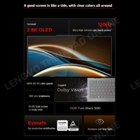 Laptop ThinkPad X1 Yoga 2024 Intel Ultra 7 155U 32GB LPDDR5X 2T SSD Layar Sentuh OLED 14-inci 120Hz 2.8K Notebook PC