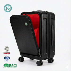 Valise à roulettes moderne RIGA, personnalisable, unisexe, 20, 24, 28 pouces, pour affaires, cabine, légère, durable, en PC, ouverture frontale - Product Image 4