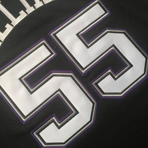 Terbaik dijahit Retro Sacramento <span class=keywords><strong>Jersey</strong></span> basket kain jala gaya lama 55 Williams 16 Stojakovic 10 Bibby menerima ukuran besar kustom - Product Image 6