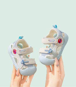 2025 new children's <b>Shoes</b> soft-soled <b>baby</b> walking sandals <b>Baby</b> Learning <b>shoes</b> anti-slip toe caps and breathable designer <b>shoes</b> - Product Image 3