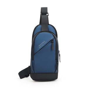 Bolso de Pecho de Nailon Impermeable Antirrobo para Hombre, con Cierre de Cremallera y Logotipo Personalizado, Portátil, de Gran Capacidad, para Exteriores - Product Image 1