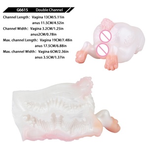 Masturbador Masculino de Doble Canal Estilo Conejo de Fantasía, Juguete Erótico de Silicona Inspirado en Animales para la Vida Sexual Masculina - Product Image 6