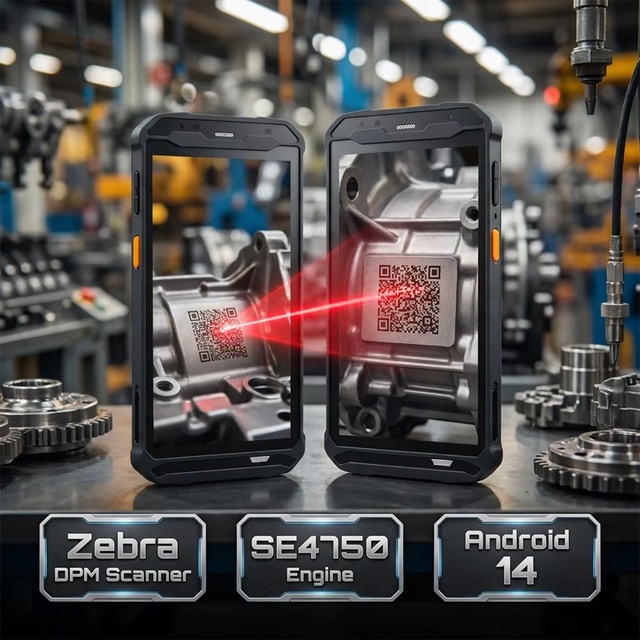 Zebra SE4750 DPM Barcode Scanner Android 14 Explosion-Proof Mobile Terminal