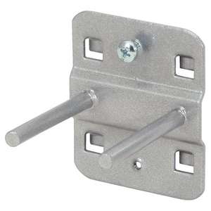 KS TOOLS - 860.0822 Porte-outil double à extrémité droite-PANNEAUX, CROCHETS ET PORTE-OUTILS PERFORÉS EAN 4042146194423 - Product Image 1