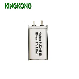 High Rate PL 803063 3.7v 1200mAh 25C Polymer lithium lipo Li-ion Li ion unmanned aerial vehicle rechargeable battery