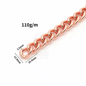 Chaîne en aluminium de 3.5mm d'épaisseur de fil <span class=keywords><strong>pour</strong></span> <span class=keywords><strong>sac</strong></span> chaîne d'épaule en métal <span class=keywords><strong>pour</strong></span> femmes sangle de <span class=keywords><strong>sac</strong></span> <span class=keywords><strong>pour</strong></span> femmes - Product Image 5