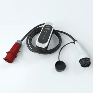 Zencar Model E 11kw Autolader 16a Draagbare Ev Oplader Met Dc 6ma Gen5 Muur Gemonteerde Home Ev Oplaadkabel Met Type B Rcd