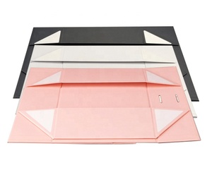 Folding Foldable Collapsible Magnetic Rigid Art <b>Paper</b> Mailer Gift Box Flat <b>Pack</b> Recyclable Feed Packaging Custom Logo - Product Image 3