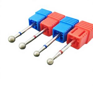 Broca Eléctrica para Uñas de Acero Inoxidable de Doble Cara, Forma de Bola Grande de Diamante, 5mm 4mm 3mm, 220V, Logotipo Personalizado, la Más Popular - Product Image 2