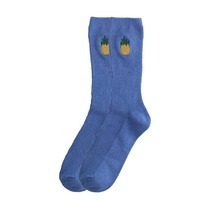 Chaussettes souples personnalisées en Spandex/Coton pour femmes, respirantes, jetables, avec logo brodé, mignonnes, vente en gros