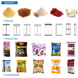 Machine <span class=keywords><strong>de</strong></span> remplissage et d'emballage <span class=keywords><strong>de</strong></span> poudre à grande vitesse entièrement automatique pour poivre, curcuma, piment, épices, multifonctionnelle, pour gros sacs - Product Image 6