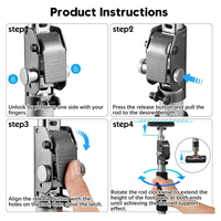 Support télescopique pour armoire réglable en hauteur de 18 à 24 pouces avec une charge maximale de 100 kg, OEM disponible
