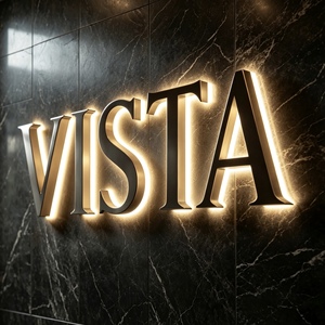 Letrero Luminoso 3D Personalizado de Bajo Consumo, Resistente a <span class=keywords><strong>la</strong></span> Corrosión, con Retroiluminación LED para Exteriores, para Edificios Comerciales - Product Image 4
