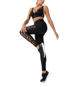 Leggings de Yoga para Mujer, de Color Sólido, con Corte Especial, Cintura Alta, para Fitness, Entrenamiento, Gimnasio, Ajuste Delgado, Tela Suave y Cómoda - Product Image 1