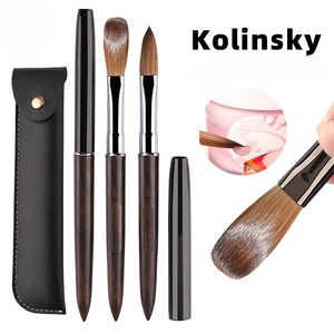 Professional Nail <b>Brush</b> Factory Customization Personal Brand Kolinsky Acrylic Nail <b>Brush</b> 100% Crimped Powder <b>Brush</b> Wholesale - Product Image 4