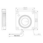 4010 Radiallüfter 5V 2-Pin DC 40mm x 10mm DC-Gebläseventilator - Product Image 6