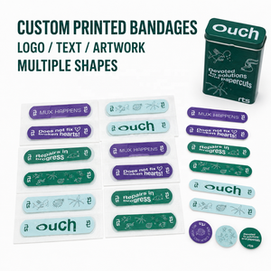 Wholesale Custom Tin Box Printed Bandage <strong>Set</strong> 30PCS Cartoon <strong>Plasters</strong> OEM Logo Adhesive Bandages Metal Case for Promotional Gift - Product Image 5