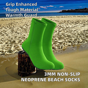Calcetines de Neopreno Térmico Xinlang NS-009 de 3 mm, Antideslizantes, Resistentes a Cortes, Largos, para Playa, Equipo de Snorkel, Botas de Agua, Buceo para Niños - Product Image 2