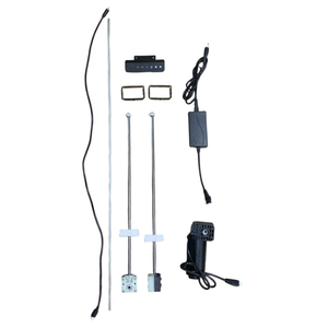 80 किलोग्राम भार क्षमता के 24 वी डीसी स्थायी चुंबक मोटर चालित लिफ्टिंग किट हैंडहेल्ड वाटरप्रूफ एडाप्टर ऊंचाई-समायोज्य डेस्क - Product Image 1