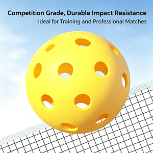 Precision Drilled 26 Holes Indoor Pickleballs White Plastic Consistent <b>Rebound</b> True Flight Performance For Professional Practice - Product Image 4