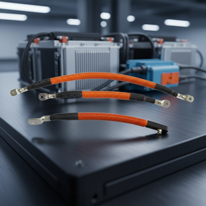 汽车卡车用绝缘环形端子接线片的高压4 awg 6awg工业电气线束电力电缆 - Product Image 1