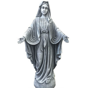 Customized <b>White</b> Marble Virgin Mary Holding Grabstein Baby Jesus Sculpture MSF1012 <b>White</b> Marble Virgin Mary Promotion Lis - Product Image 5