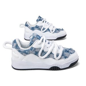 High Quality Custom Fashion Leather Logo Wholesale Casual Sports Sneakers Men's Basketball <b>Shoes</b> Winter/Spring Height Increasing - Product Image 3