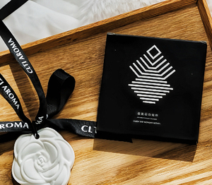 Amora <span class=keywords><strong>Cintre</strong></span> en argile parfumée dans un sac d'opp avec panneau de cartes Décoration de la maison Diffuseur d'arômes en gypse Suspendu Parfum <span class=keywords><strong>parfumé</strong></span> Pierre céramique - Product Image 1