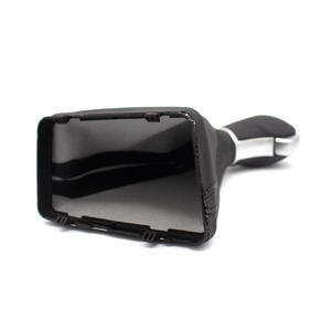 Couvercle de pommeau de levier de vitesse en cuir noir, transmission automatique, accessoire d'intérieur pour Volkswagen Golf 7 - Product Image 1