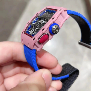 2026 Fashion <strong>Women</strong> <strong>s</strong> Mechanical <strong>Watch</strong> RM0704 Pink Ceramic Case Ultra Thin <strong>Watch</strong> Essential <strong>Watch</strong> for Girls - Product Image 4