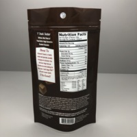 Kantong Kemasan Cokelat Kue Kering Berbahan Aluminium Foil dengan Cetak Gravure Custom Harga Murah, Model Stand Up Pouch dengan Ritsleting, Sekali Pakai