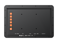 Monitor Táctil Industrial de 10.1 Pulgadas 1280x800 IP65 con Montaje Frontal, Pantalla LCD Compatible con VGA, DVI, USB y HDMI HMI