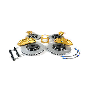 ชุดเบรกพรีเมียม Golden Upgrade Automotive Brake Components สำหรับ BMW ดีไซน์แยกส่วน หัวเบรกหน้า 6 ลูกสูบ/หลัง 1 ลูกสูบ - Product Image 1