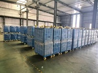 Caisse de stockage isotherme robuste pour glace sèche, avec roues et loquet métallique, pour le transport en chaîne du froid, directement de l'usine