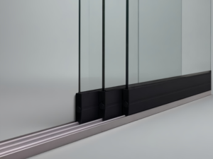 Portes coulissantes et empilables en aluminium de style européen pour patio et véranda, économie d'énergie, <span class=keywords><strong>RAL</strong></span> Noir Blanc <span class=keywords><strong>Anthracite</strong></span> - Product Image 1
