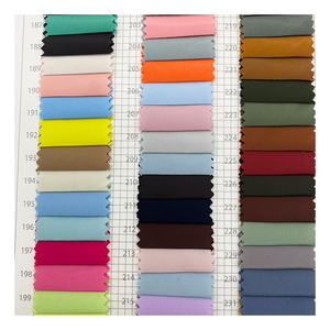 1-189 Ventes Flash Tissu 100% Polyester Effet Mémoire Tissu Torsadé 75D Mémoire Utilisé pour Veste Vêtement de Sport Manteau Tissu - Product Image 1