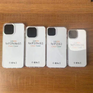 Venta al por mayor de la caja del teléfono Delgado Claro TPU Fundas para teléfonos móviles para Iphone 13 Pro <span class=keywords><strong>Max</strong></span> 14 15 Plus 16 17 Aire TPU - Product Image 1