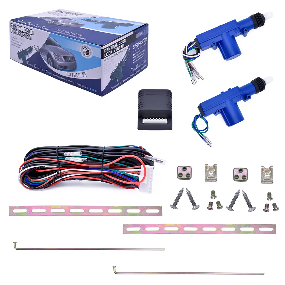 Beste Centrale Auto Accessoires 4 Motoren Deurslotaandrijving DC12V Centrale Vergrendeling Elektrisch Slot Centrale Vergrendeling