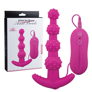 Aphrodisia 10 Modes Plaisir Maximal Perles Anales en Silicone Jouet Anal Vibrant Étanche Débutant Jeu Anal Rose Violet Noir - Product Image 1