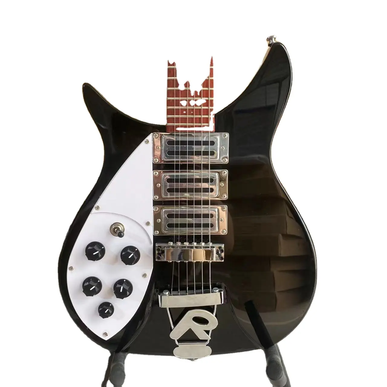 Rickenbacks gitar listrik, bodi Basswood sistem ekor R jembatan tangan kiri gitar