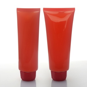 Custom 50ml Hand Face Cream Soft Skin Care Container Pink Squeeze <b>Plastic</b> Facial Cleanser Face Mask Screw Cap <b>Tube</b> - Product Image 1