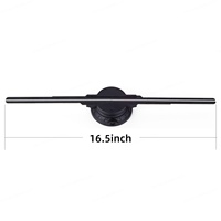 Projecteur holographique 3D LED Missyou 42CM, écran publicitaire, ventilateur de 1,2 pouces d'épaisseur, WiFi/contrôle à distance par application pour 224 LED, garantie 1 an